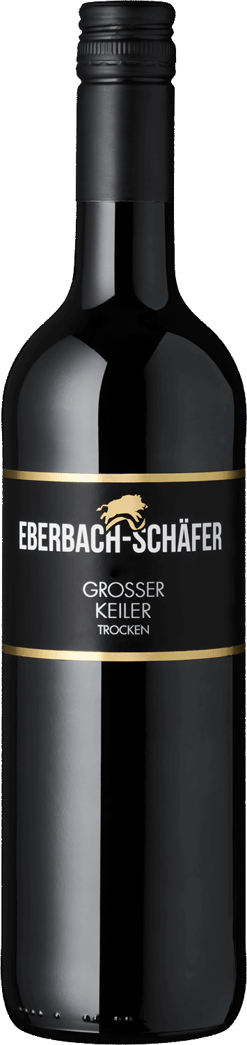 "Großer Keiler" Eberbach Schäfer Grosser Keiler Trocken Rotwein Flasche