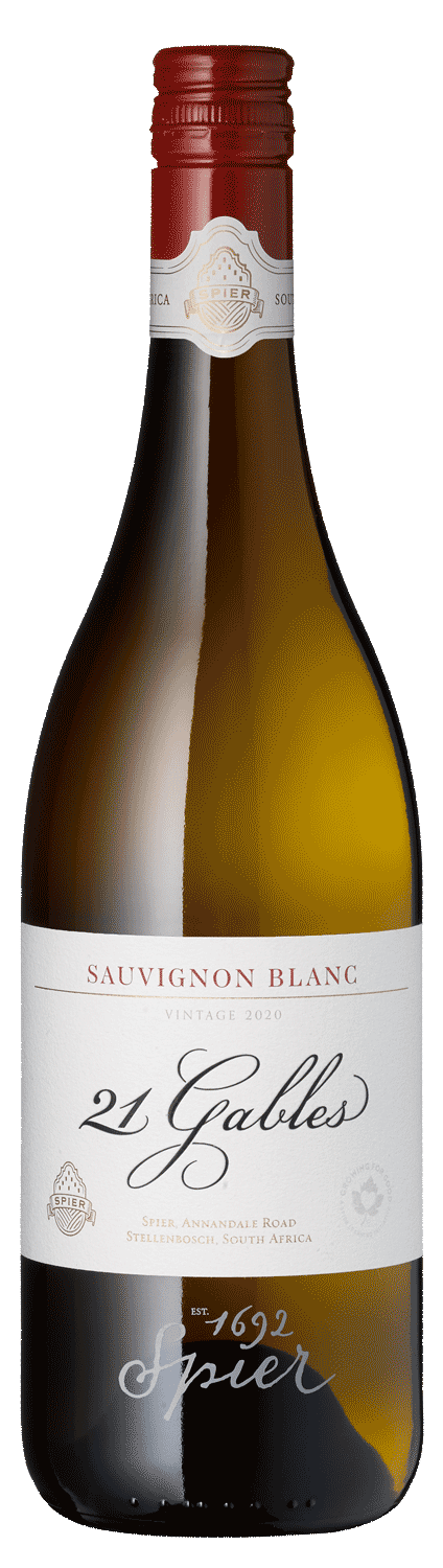 "21 Gables" Sauvignon Blanc Spier 21 Gables Sauvignon Blanc Weinflasche, 2020