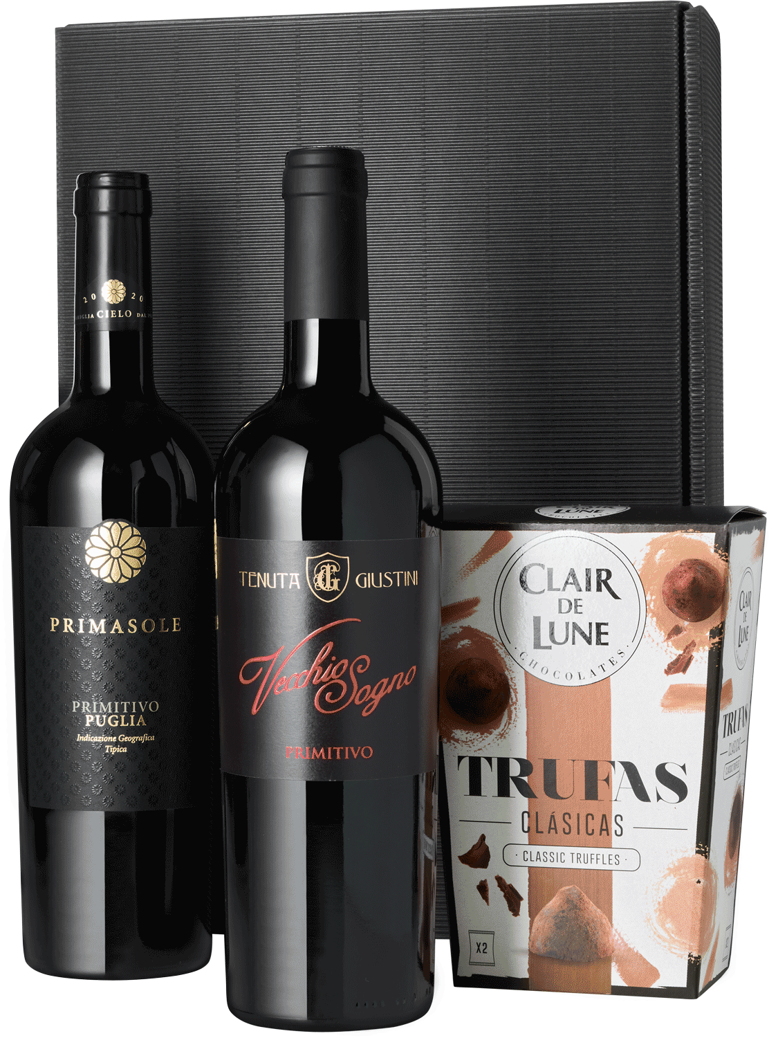 Geschenk Schokolade & Primitivo