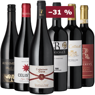 Bild von den Weinen im Paket