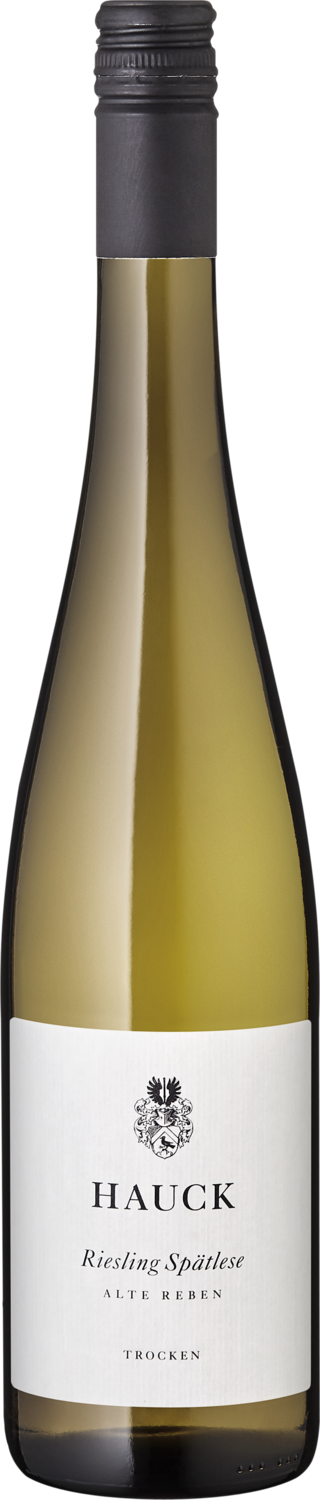 Riesling Alte Reben Hauck Riesling Spätlese, trockener Weißwein aus Deutschland