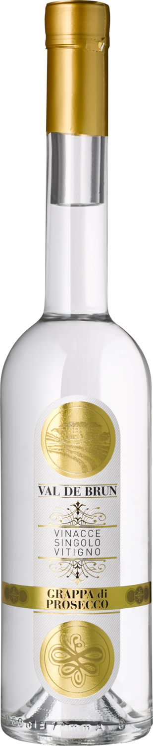 Grappa di Prosecco 0,5 Val de Brun Grappa di Prosecco Flasche, Spirituose, Alkohol