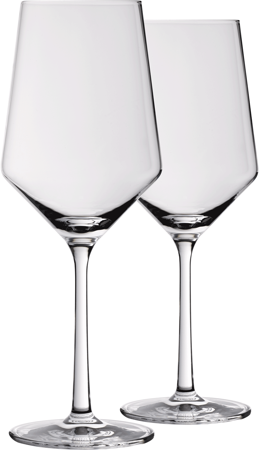 "Pure" Rotweinglas 2er Set Zwei elegante Weingläser für Rotwein am Tisch