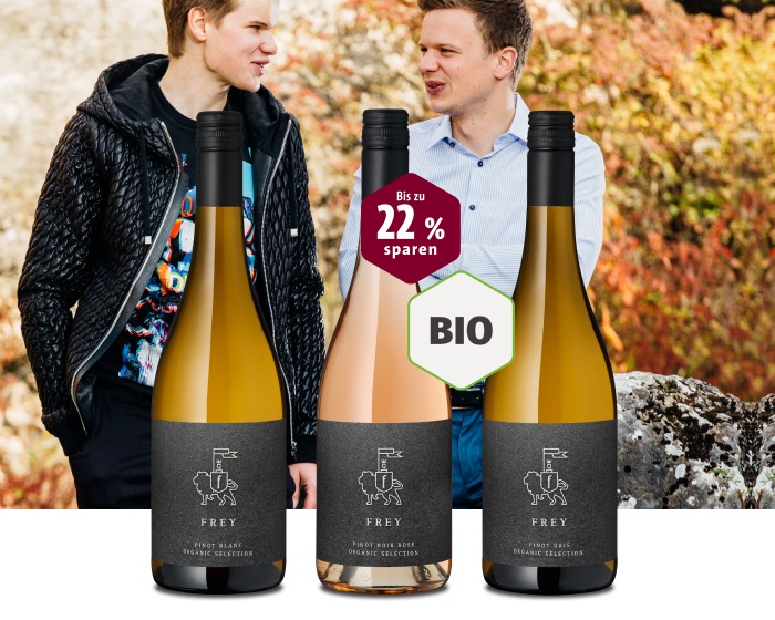 Bio-Weine Frey Organic Selection, bis zu 22% sparen
