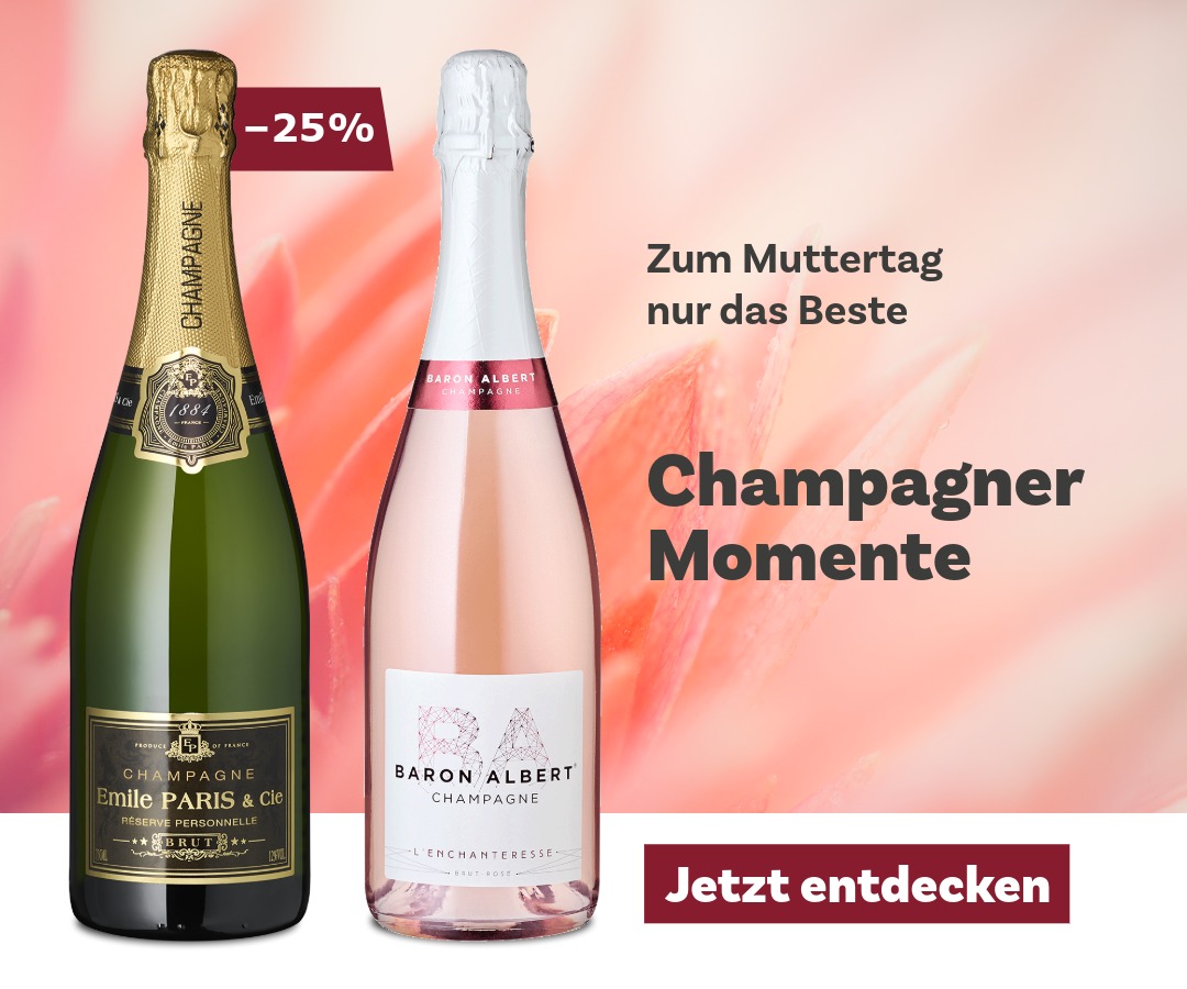 Geschenk zum Muttertag Champagner