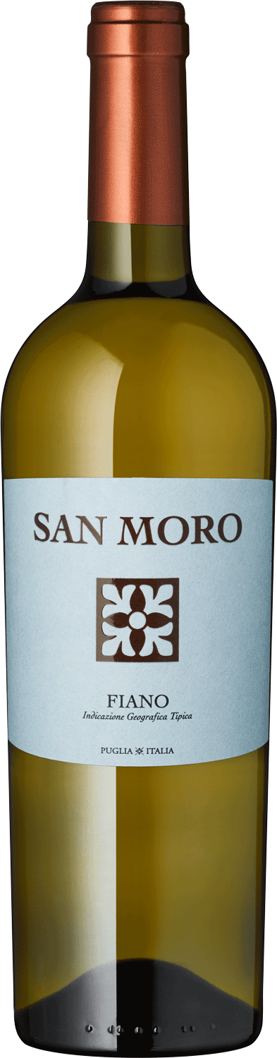 "San Moro" Fiano Salento San Moro Fiano Wein, Italien, Weißwein, Flaschenansicht