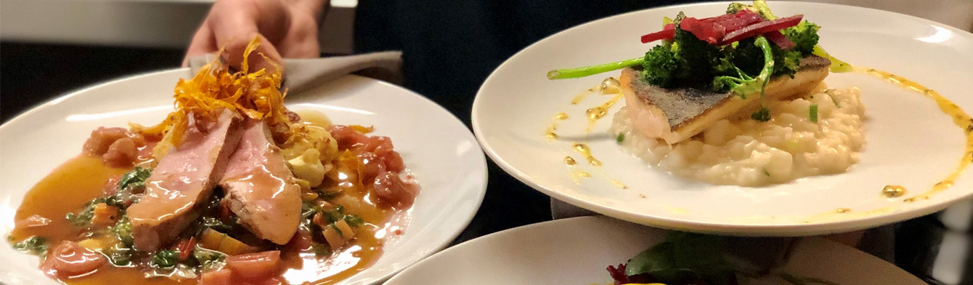 Restaurant Brüdigams: Februar Menü Köstliche Gerichte perfekt zum Wein, Restaurantbild.
