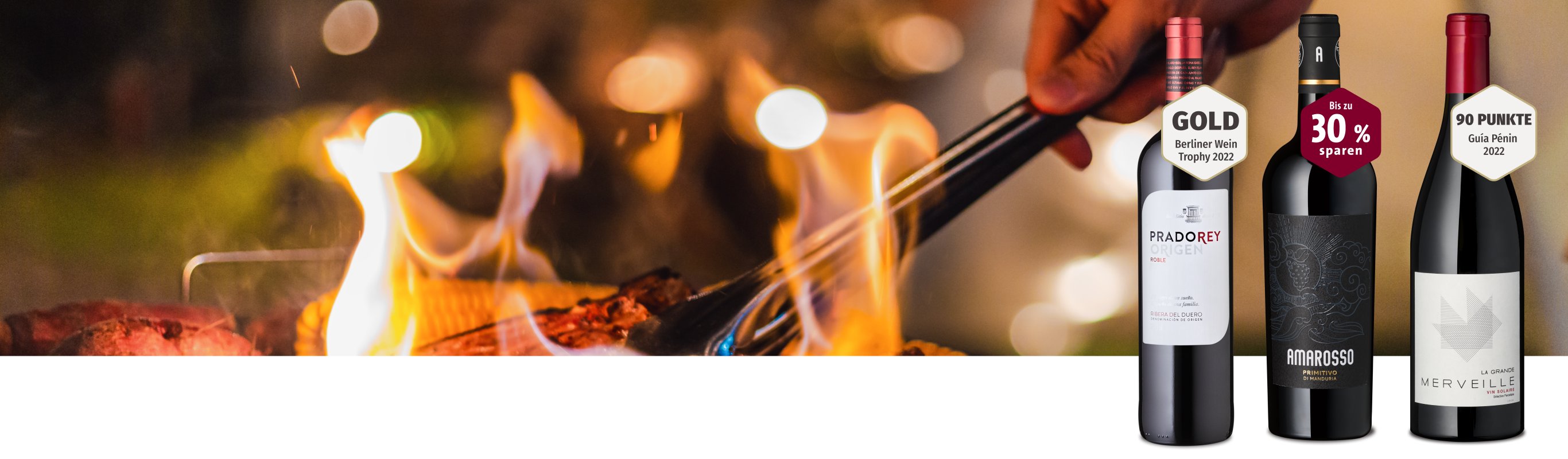 Barbecue Deluxe Wein-Empfehlungen beim Grillen, goldprämierte Weine und Angebote