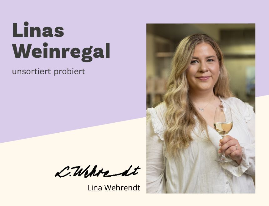 Lila heller Teaser mit Person