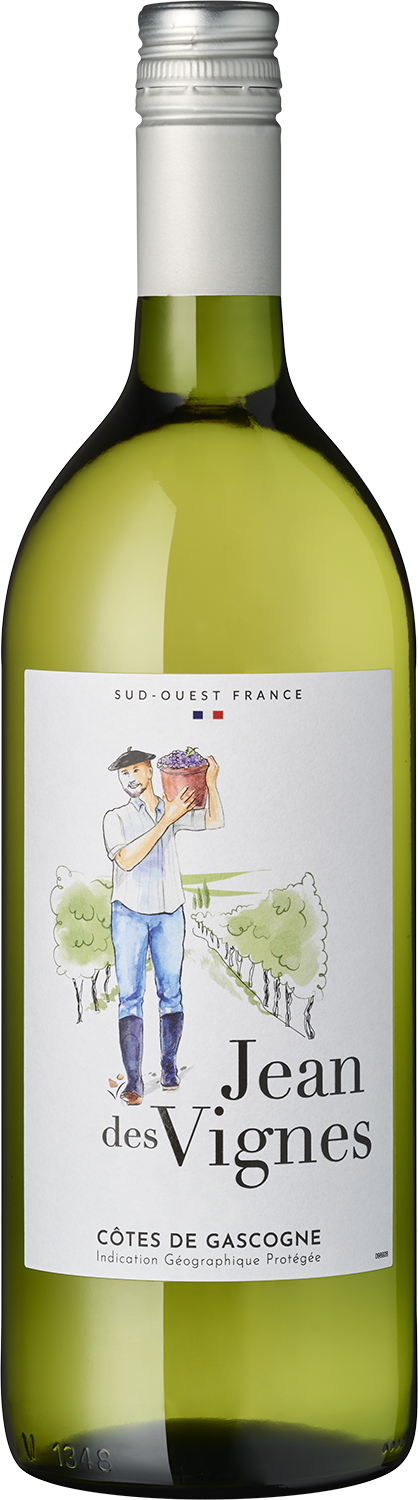 "Jean des Vignes" Côtes de Gascogne Blanc 1,0 L