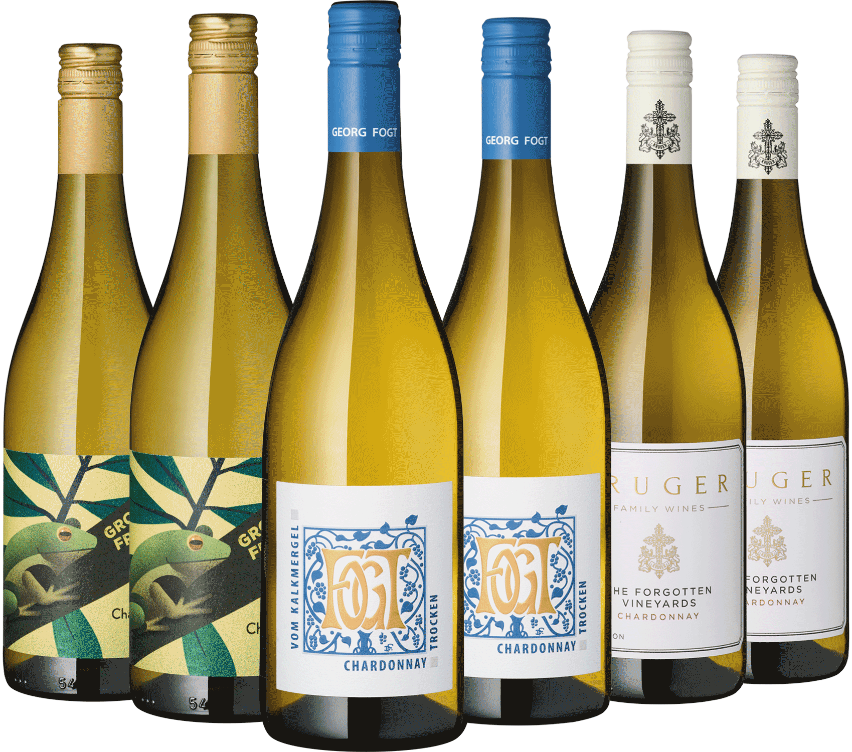 6er Paket Welt-Chardonnay-Tag
